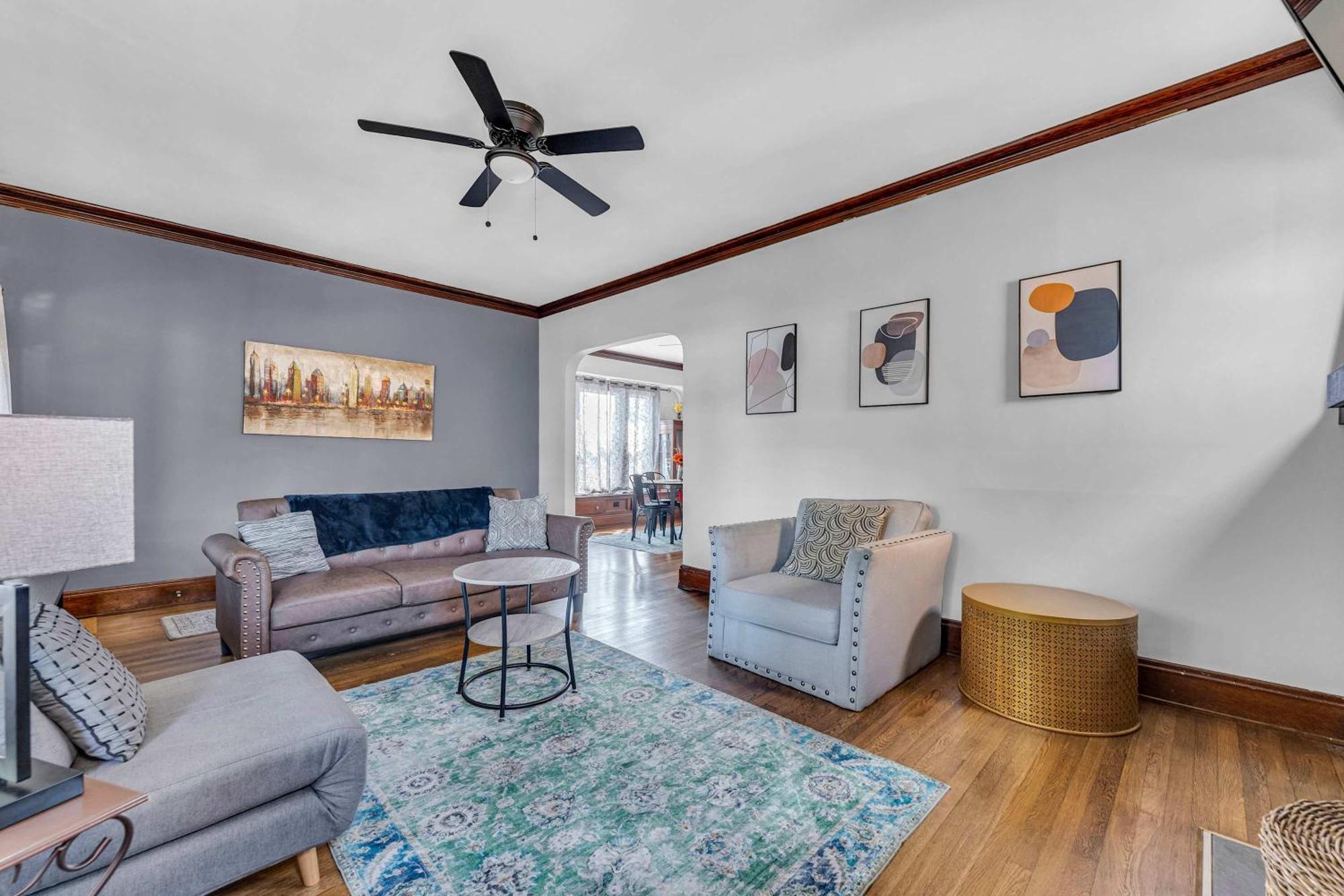 Beautifully Remodeled Duplex Apt In West Blvd 克里夫兰 外观 照片